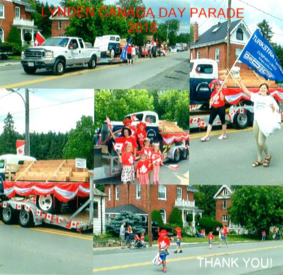 2015 Lynden Caada Day Parade Turkstra Lumber Dundas